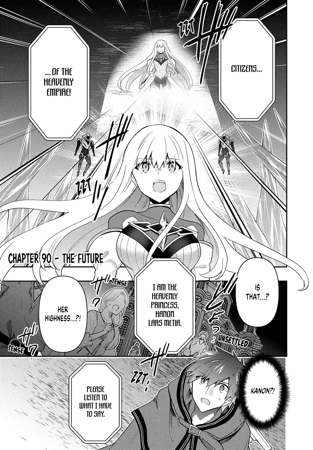 Rokuhime wa Kami Goe ni Koi ni Suru Chapter 90 page 1 - Chapter 90