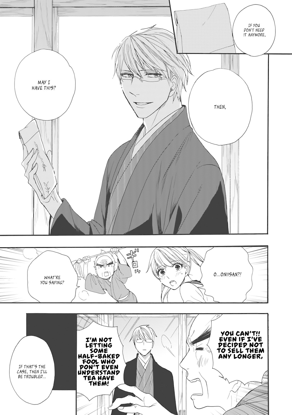Rokuhoudou Yotsuiro-Biyori Chapter 4 page 13 - Chapter 4: The Teahouses' Secrets. Pt.2