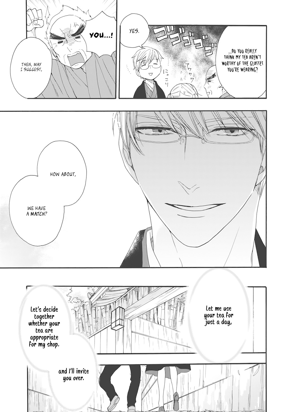 Rokuhoudou Yotsuiro-Biyori Chapter 4 page 15 - Chapter 4: The Teahouses' Secrets. Pt.2