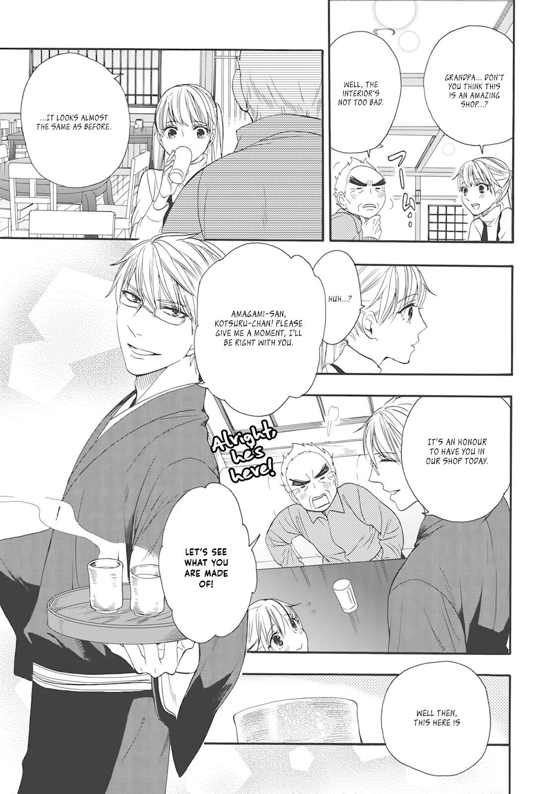 Rokuhoudou Yotsuiro-Biyori Chapter 4 page 17 - Chapter 4: The Teahouses' Secrets. Pt.2