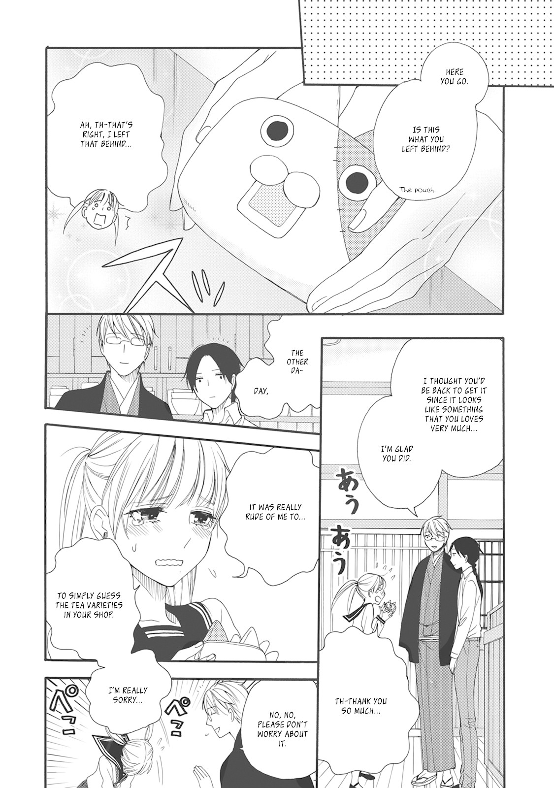 Rokuhoudou Yotsuiro-Biyori Chapter 4 page 4 - Chapter 4: The Teahouses' Secrets. Pt.2