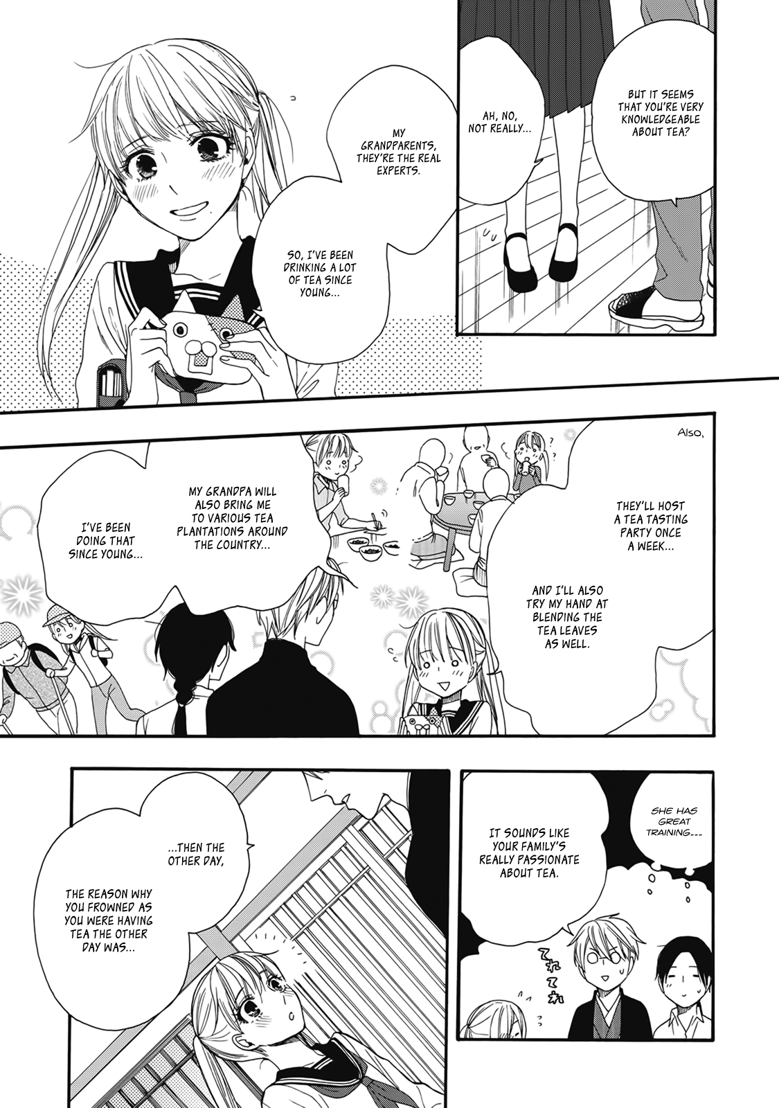 Rokuhoudou Yotsuiro-Biyori Chapter 4 page 5 - Chapter 4: The Teahouses' Secrets. Pt.2