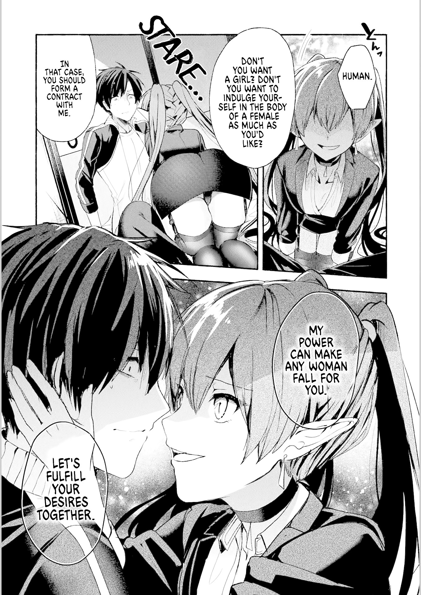 Rokujo Hitoma Chapter 1 page 9 - Chapter 1: A Loser's Wish Comes True