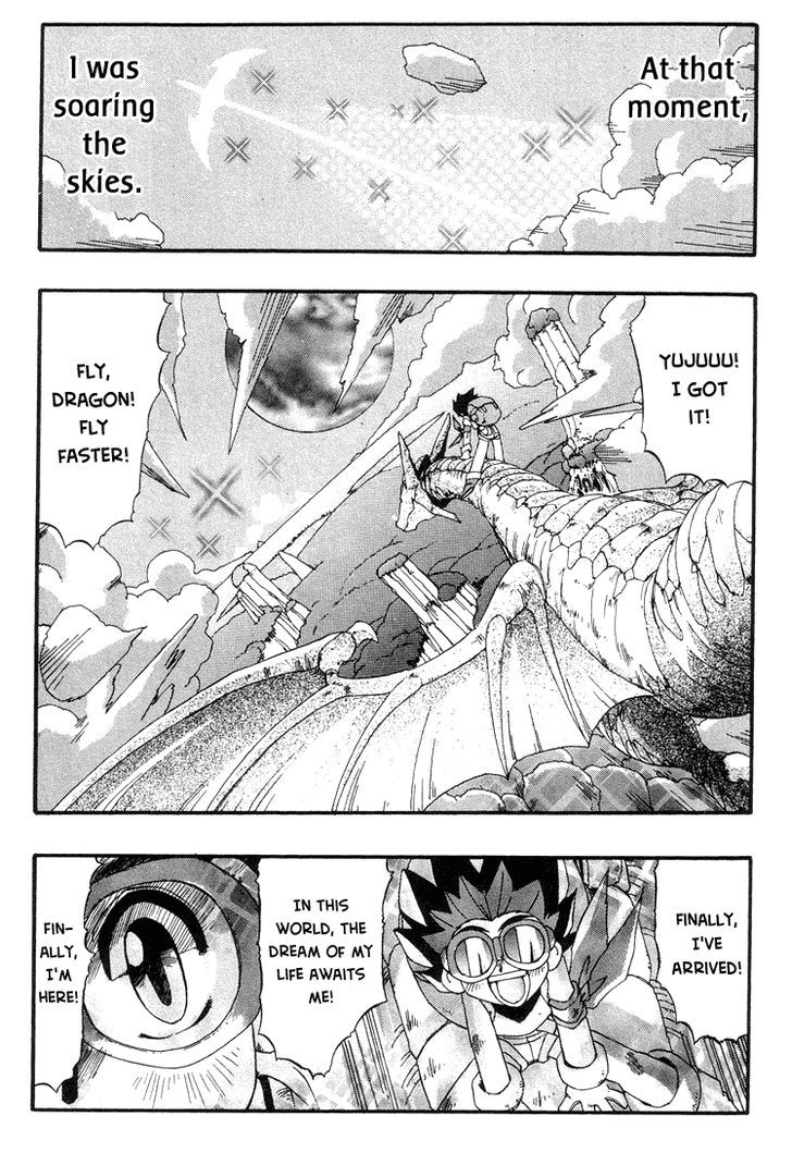 Rokumon Tengai Moncolle Knights Chapter 1 page 6 - Chapter 1 : To Mon World on the Back of a Dragon
