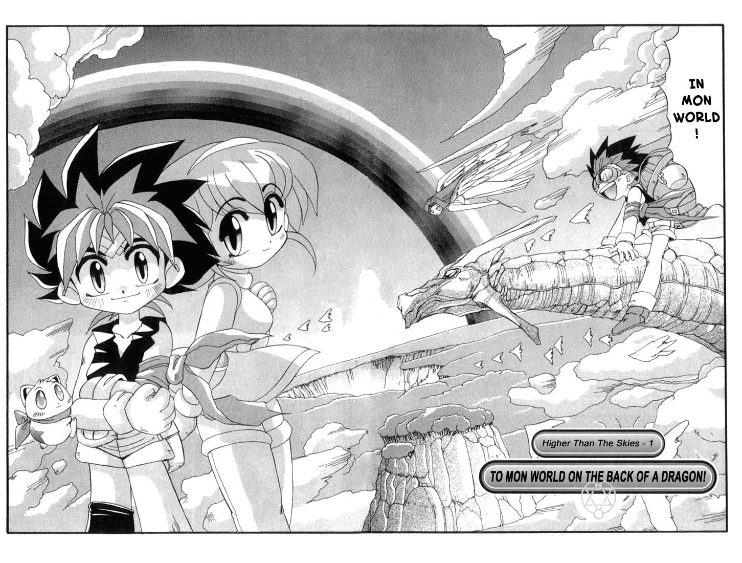 Rokumon Tengai Moncolle Knights Chapter 1 page 7 - Chapter 1 : To Mon World on the Back of a Dragon