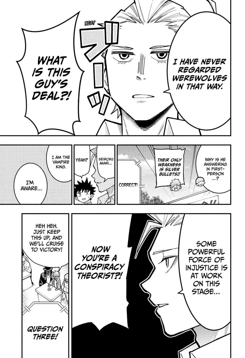 Roku’s House of Oddities Chapter 14 page 11 - Chapter 14: The Kokubunji (via Tachikawa Crossing) Ultra Curse Quiz Competition!