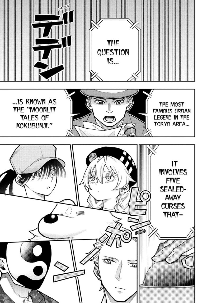 Roku’s House of Oddities Chapter 14 page 15 - Chapter 14: The Kokubunji (via Tachikawa Crossing) Ultra Curse Quiz Competition!