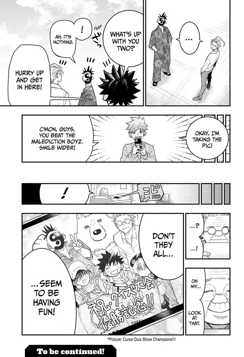 Roku’s House of Oddities Chapter 14 page 19 - Chapter 14: The Kokubunji (via Tachikawa Crossing) Ultra Curse Quiz Competition!