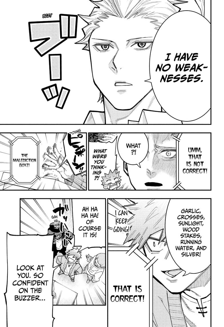 Roku’s House of Oddities Chapter 14 page 9 - Chapter 14: The Kokubunji (via Tachikawa Crossing) Ultra Curse Quiz Competition!