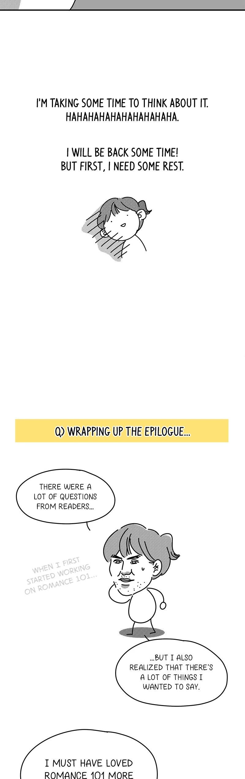 Romance 101 Chapter 159 page 44 - Chapter 159: Afterword [END]