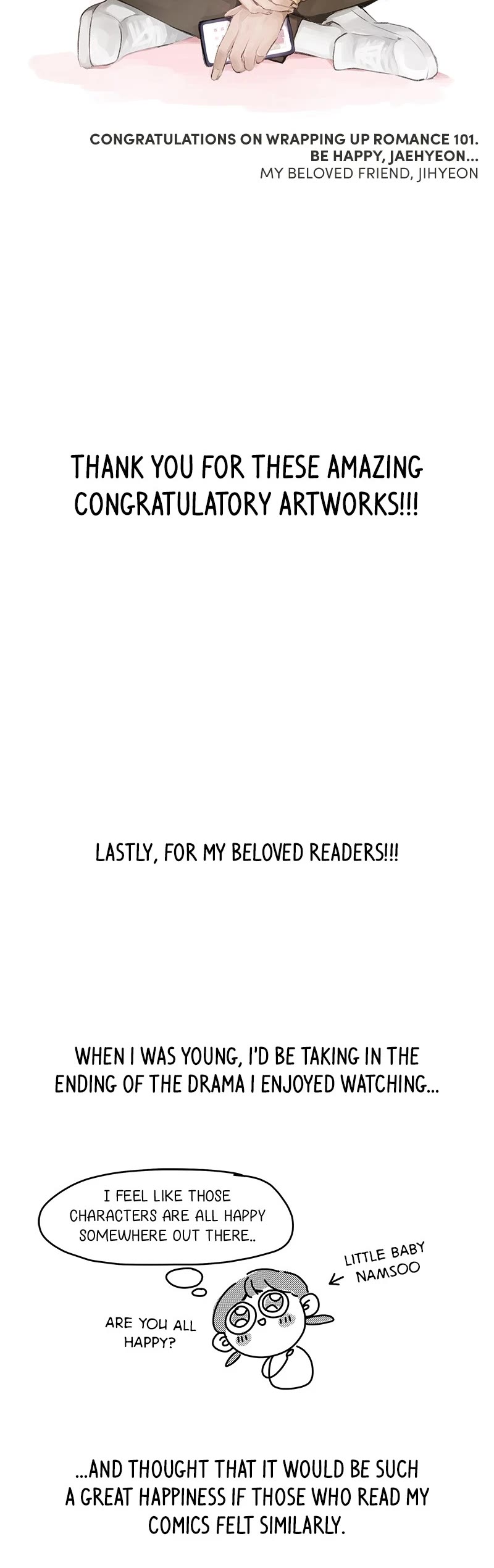 Romance 101 Chapter 159 page 65 - Chapter 159: Afterword [END]
