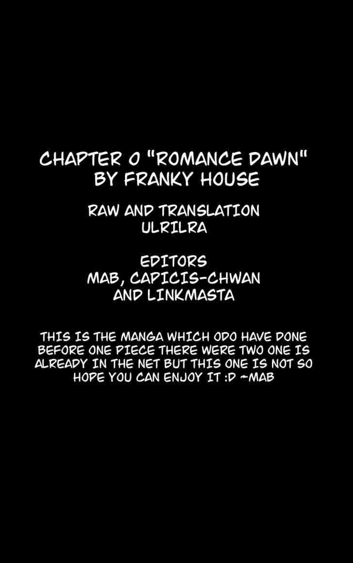 Romance Dawn Chapter 1 page 1 - Chapter 1 : One Piece: Romance Dawn