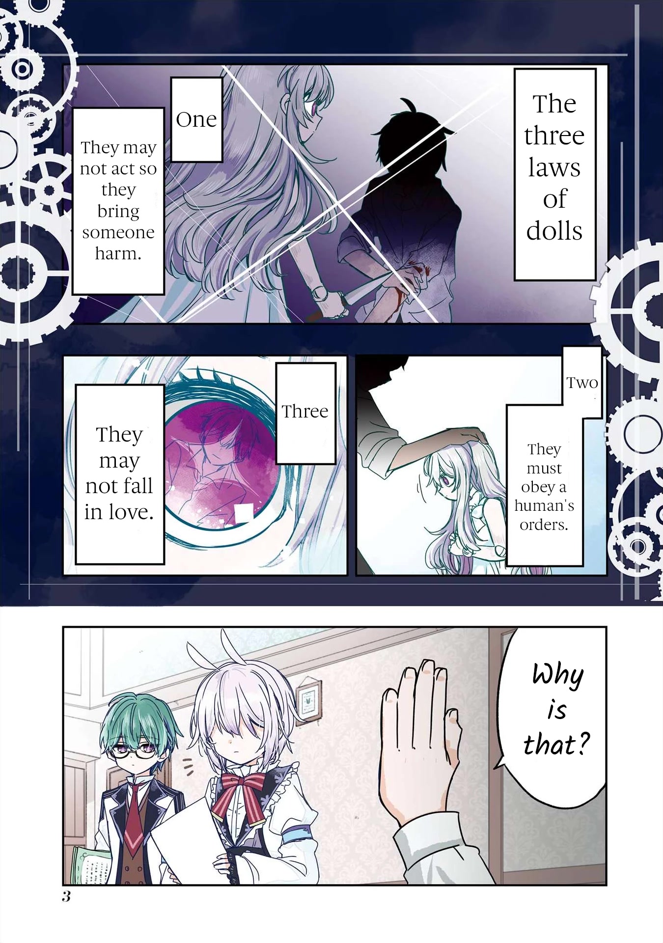 Romancing Apoptosis Doll: Sartain in Love Chapter 1 page 3 - Chapter 1: No, This Isn't Bloody Love