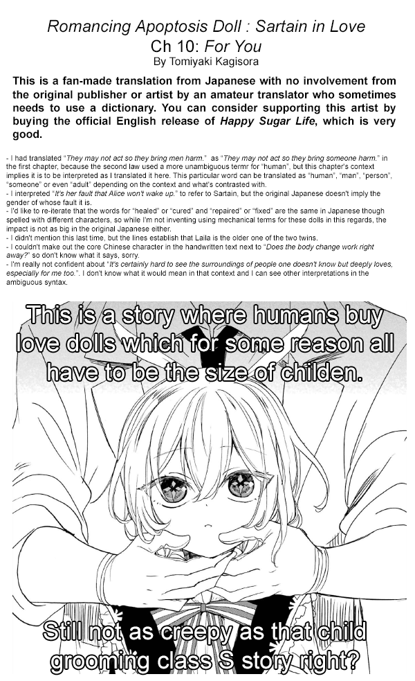 Romancing Apoptosis Doll: Sartain in Love Chapter 10 page 37 - Chapter 10: For You
