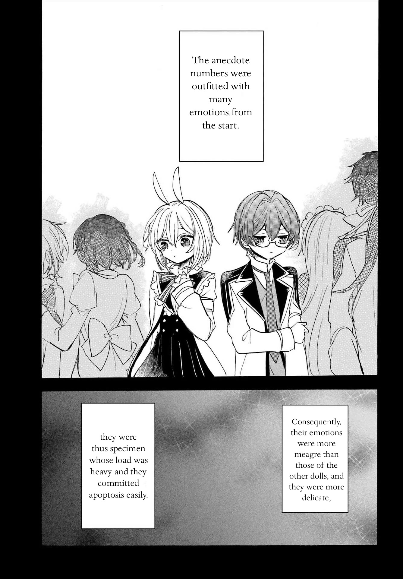 Romancing Apoptosis Doll: Sartain in Love Chapter 19 page 3 - Chapter 19: Anecdote Numbers
