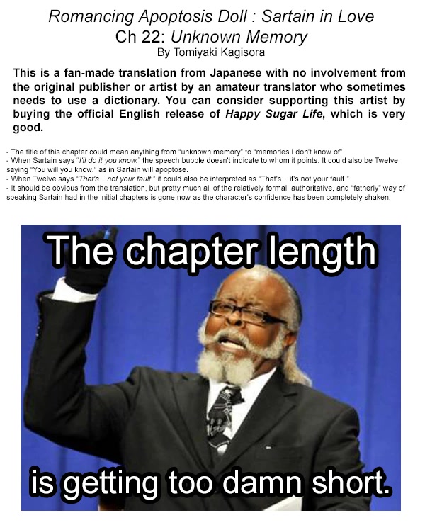 Romancing Apoptosis Doll: Sartain in Love Chapter 22 page 22 - Chapter 22: Unknown Memory