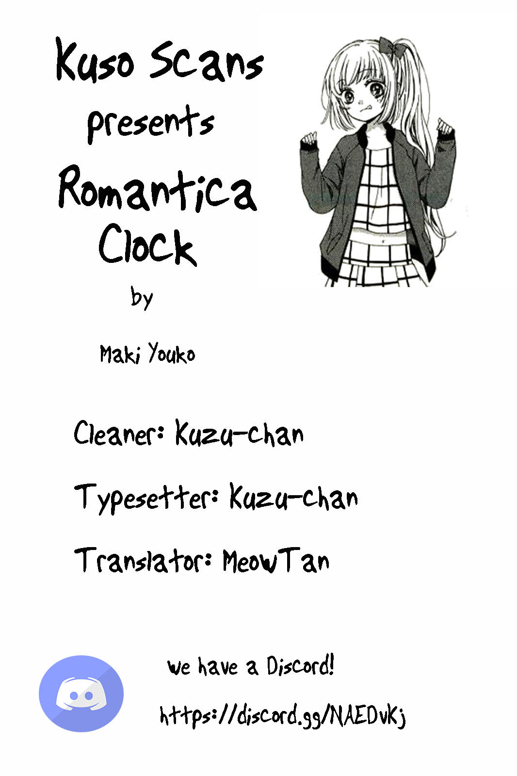 Romantica Clock Chapter 17 page 1 - Chapter 17