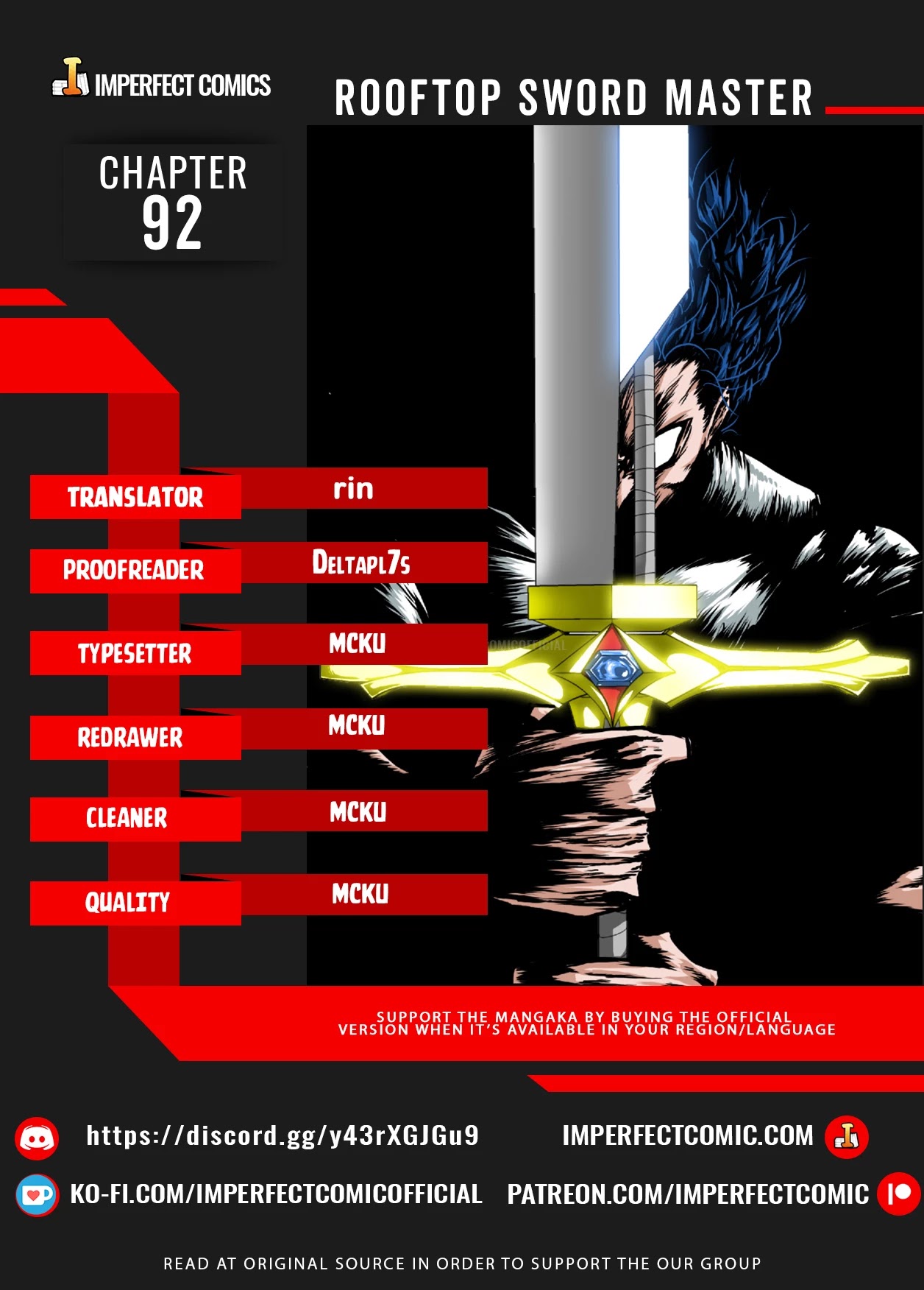 Rooftop Sword Master Chapter 92 page 1 - Chapter 92: End of Main Story