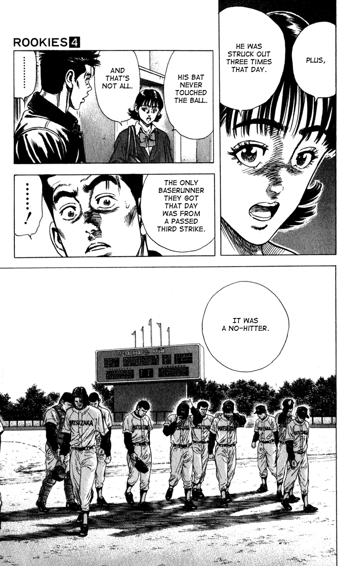 Rookies Chapter 31 page 15 - Chapter 31: No-hitter
