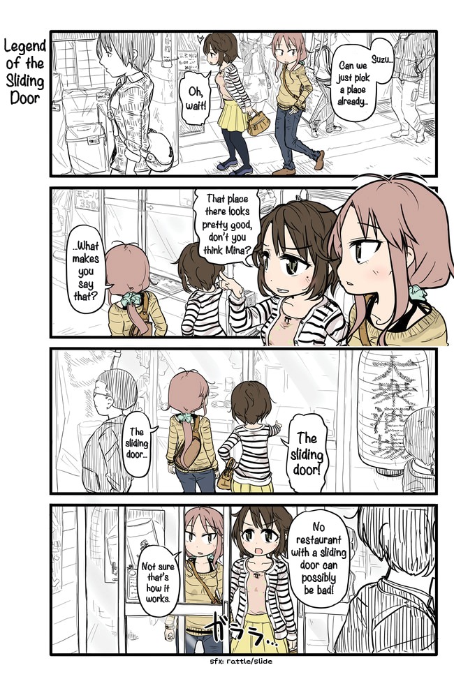Roots Beer Chapter 1 page 1 - Chapter 1: Legend of the Sliding Door