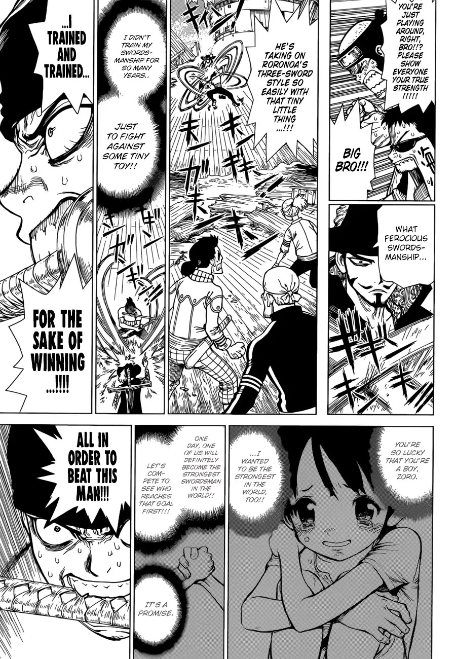 Roronoa Zoro Falls Into the Sea Chapter 0 page 12 - One Piece Special: Boichi Crossover