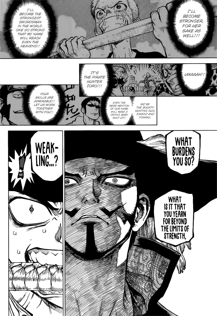 Roronoa Zoro Falls Into the Sea Chapter 0 page 13 - One Piece Special: Boichi Crossover