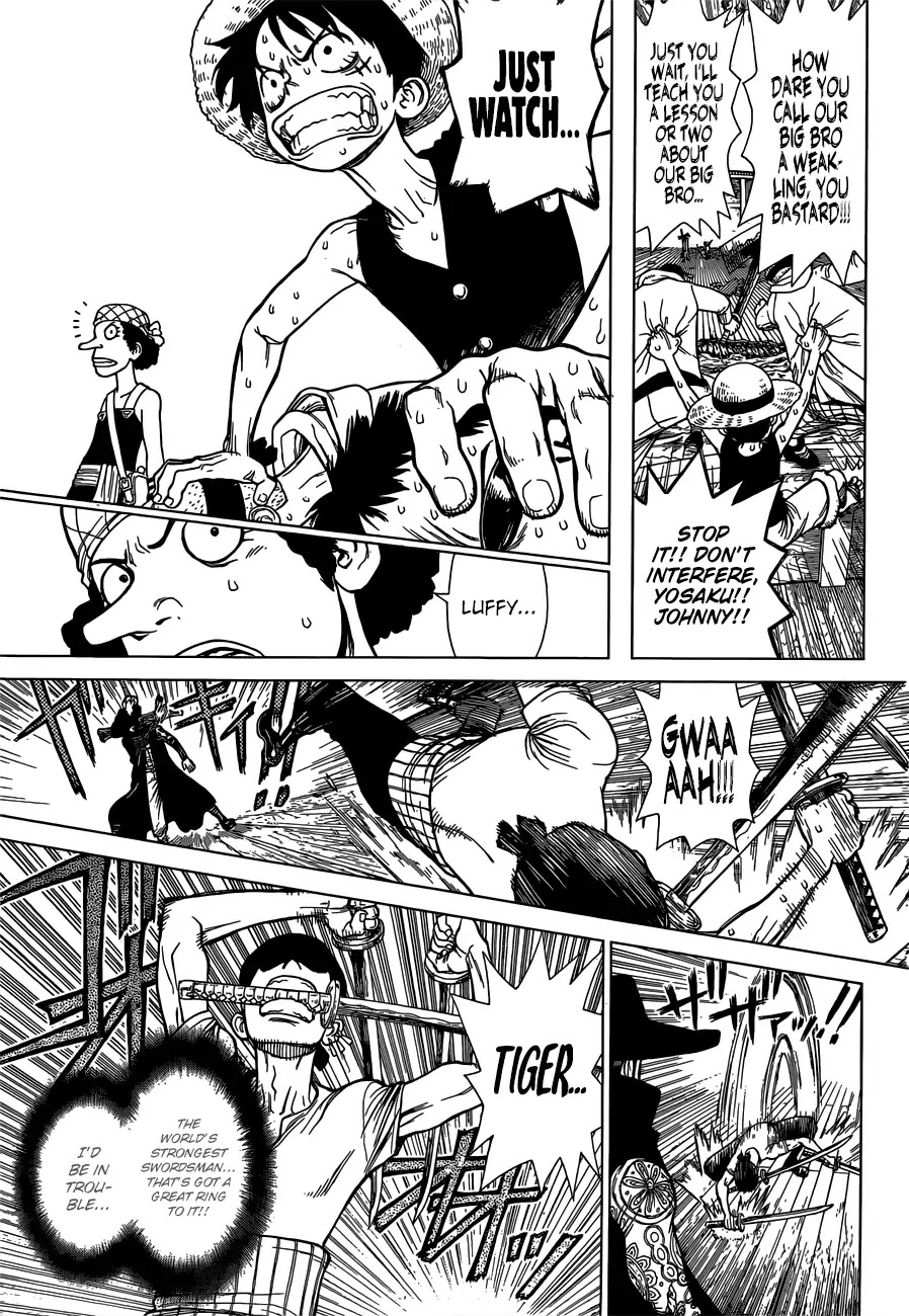 Roronoa Zoro Falls Into the Sea Chapter 0 page 14 - One Piece Special: Boichi Crossover