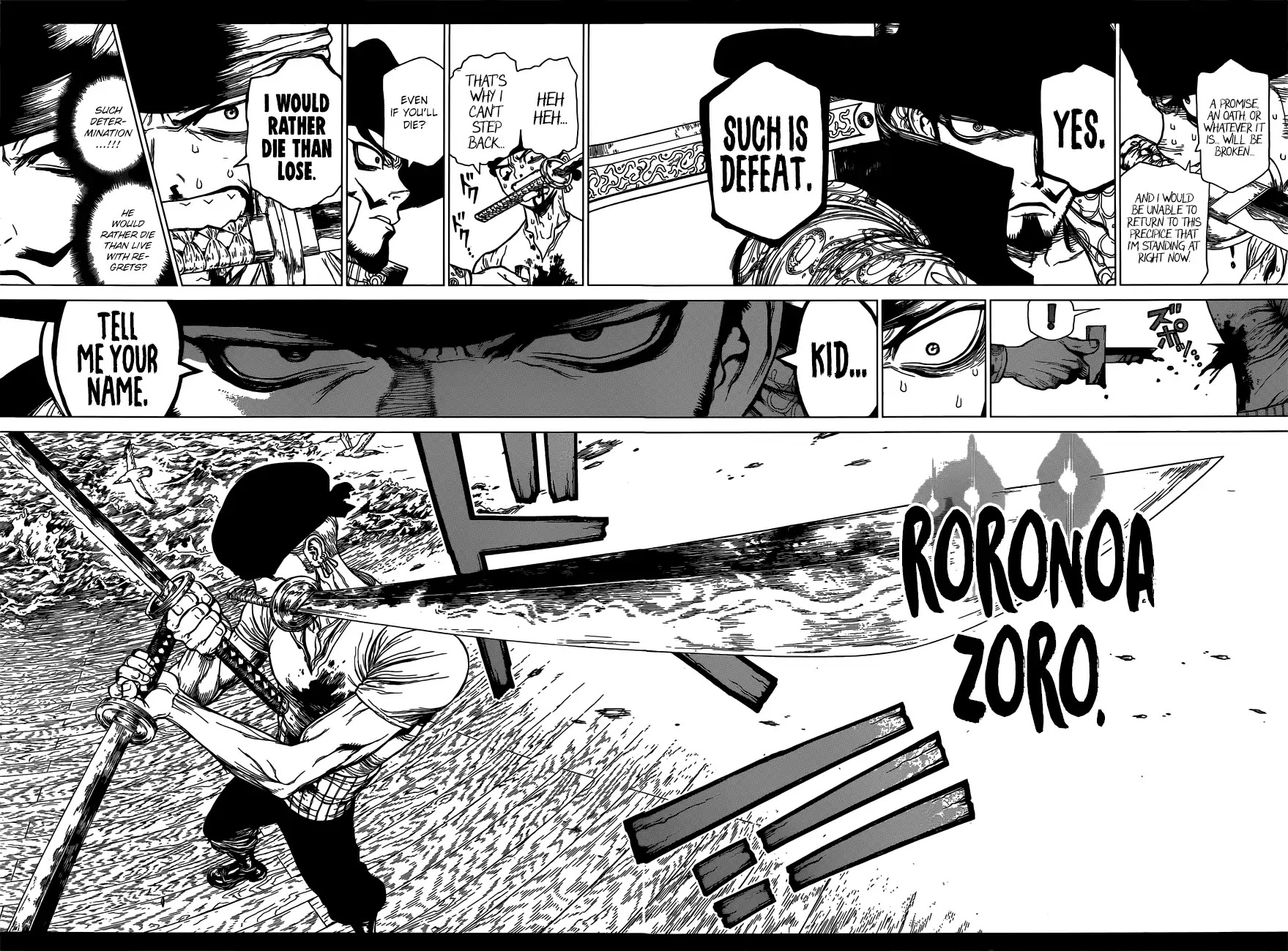 Roronoa Zoro Falls Into the Sea Chapter 0 page 16 - One Piece Special: Boichi Crossover