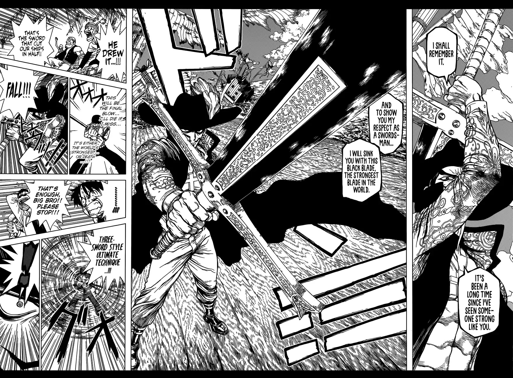 Roronoa Zoro Falls Into the Sea Chapter 0 page 17 - One Piece Special: Boichi Crossover