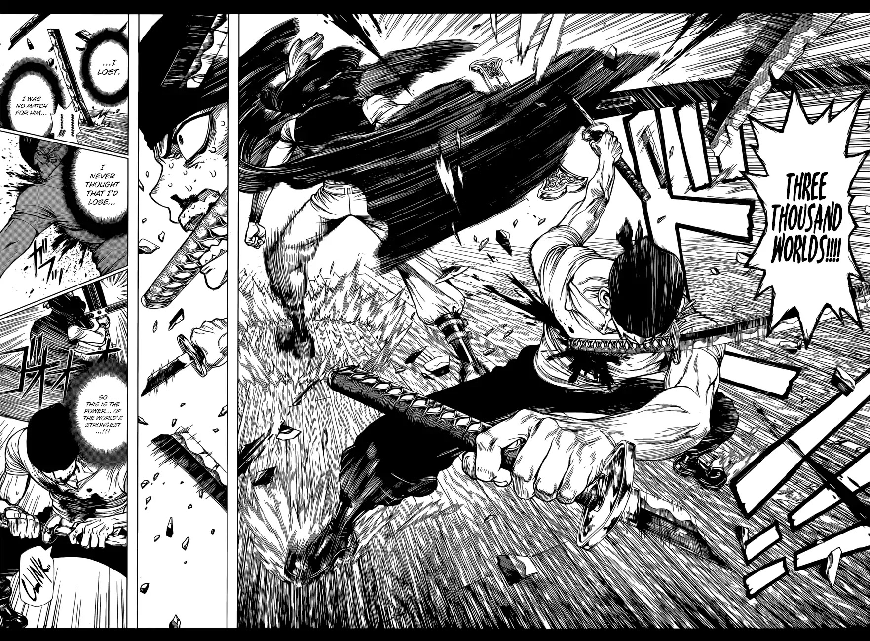 Roronoa Zoro Falls Into the Sea Chapter 0 page 18 - One Piece Special: Boichi Crossover