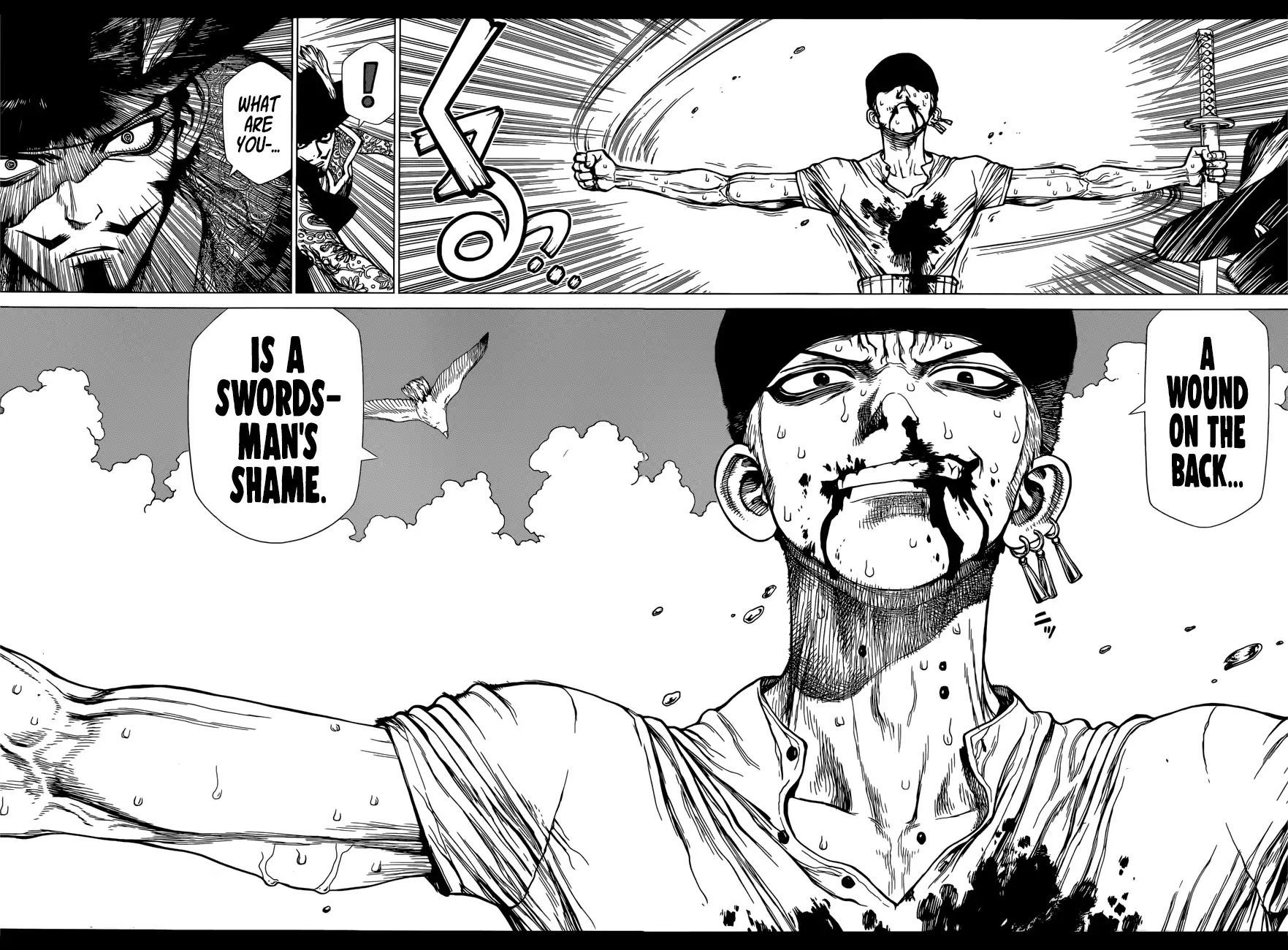 Roronoa Zoro Falls Into the Sea Chapter 0 page 19 - One Piece Special: Boichi Crossover