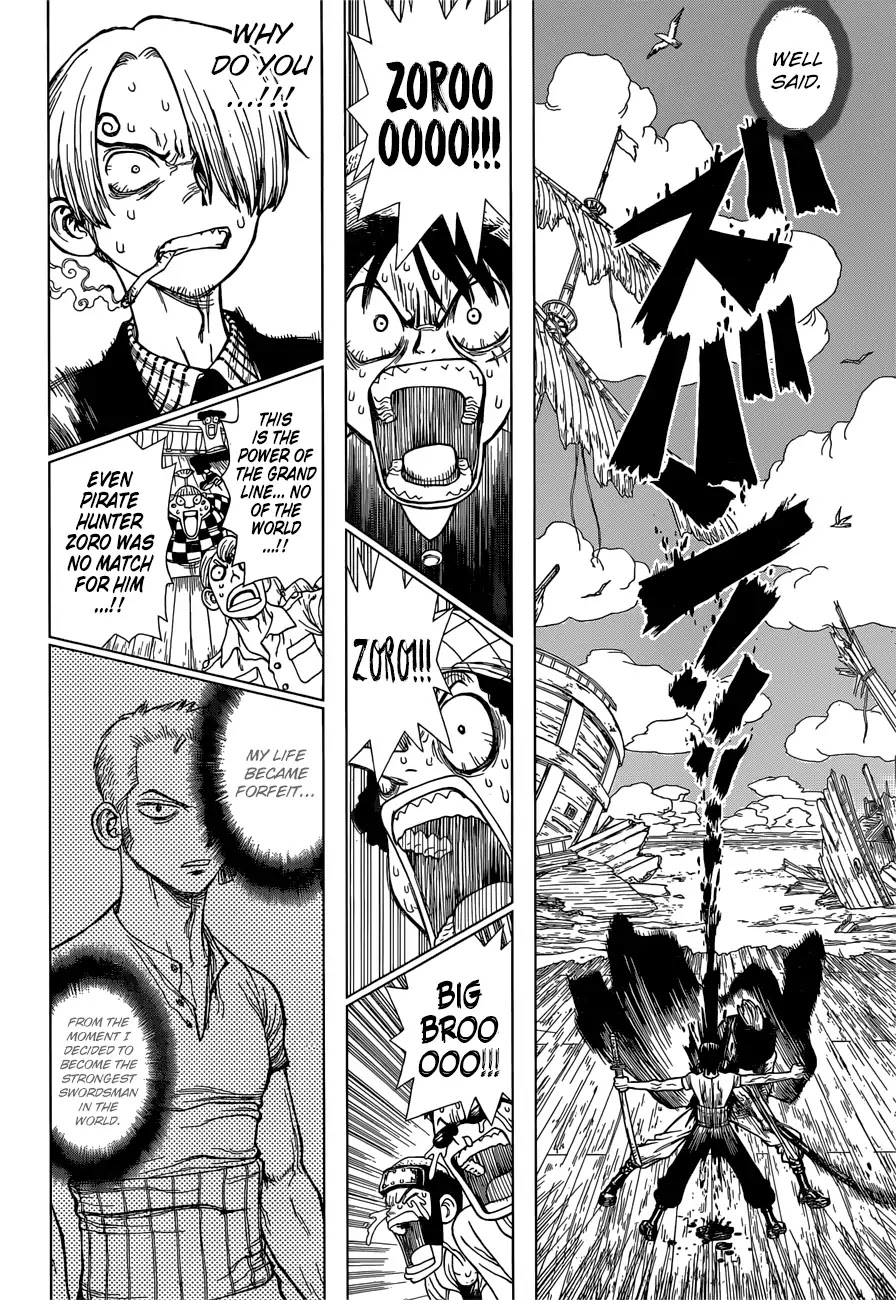 Roronoa Zoro Falls Into the Sea Chapter 0 page 20 - One Piece Special: Boichi Crossover