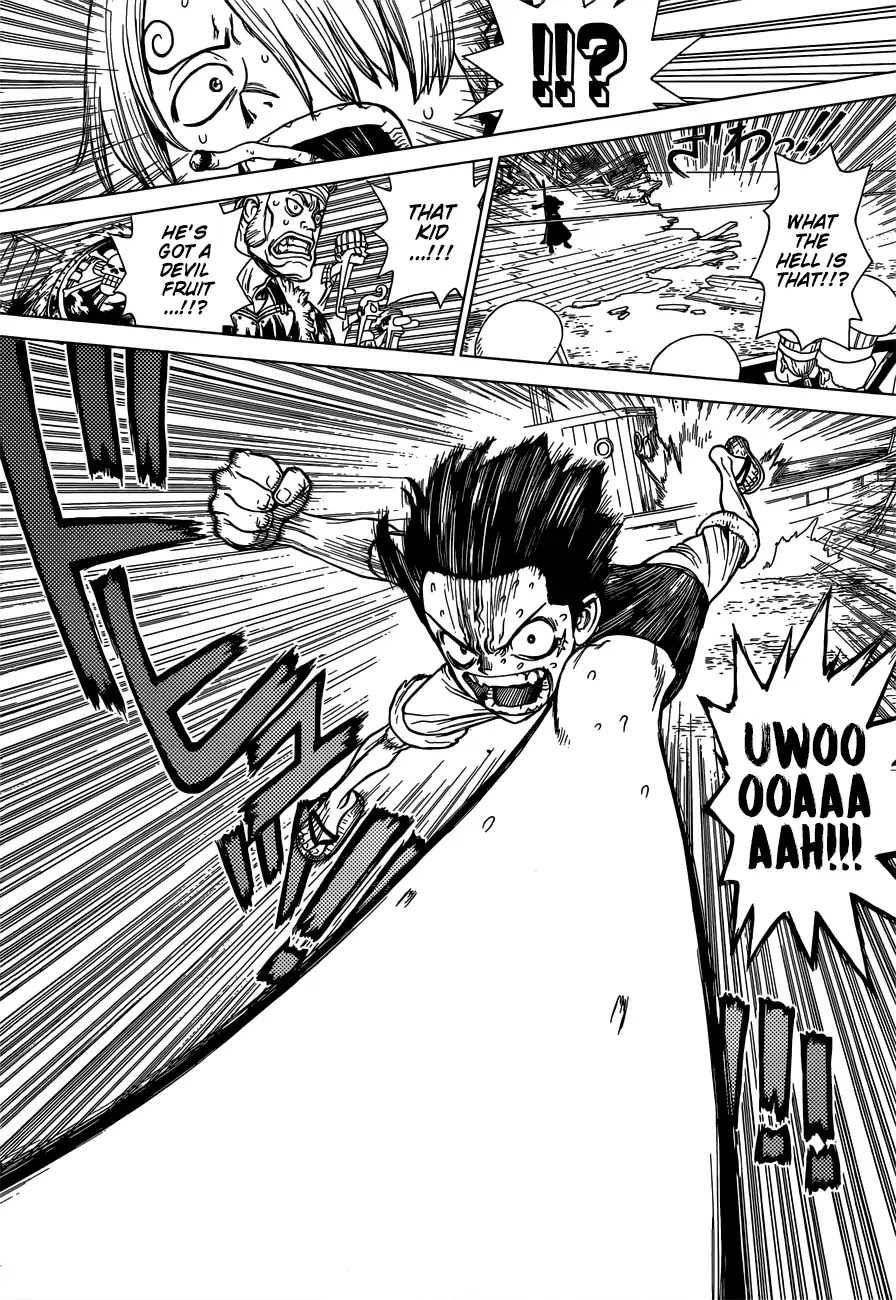 Roronoa Zoro Falls Into the Sea Chapter 0 page 24 - One Piece Special: Boichi Crossover