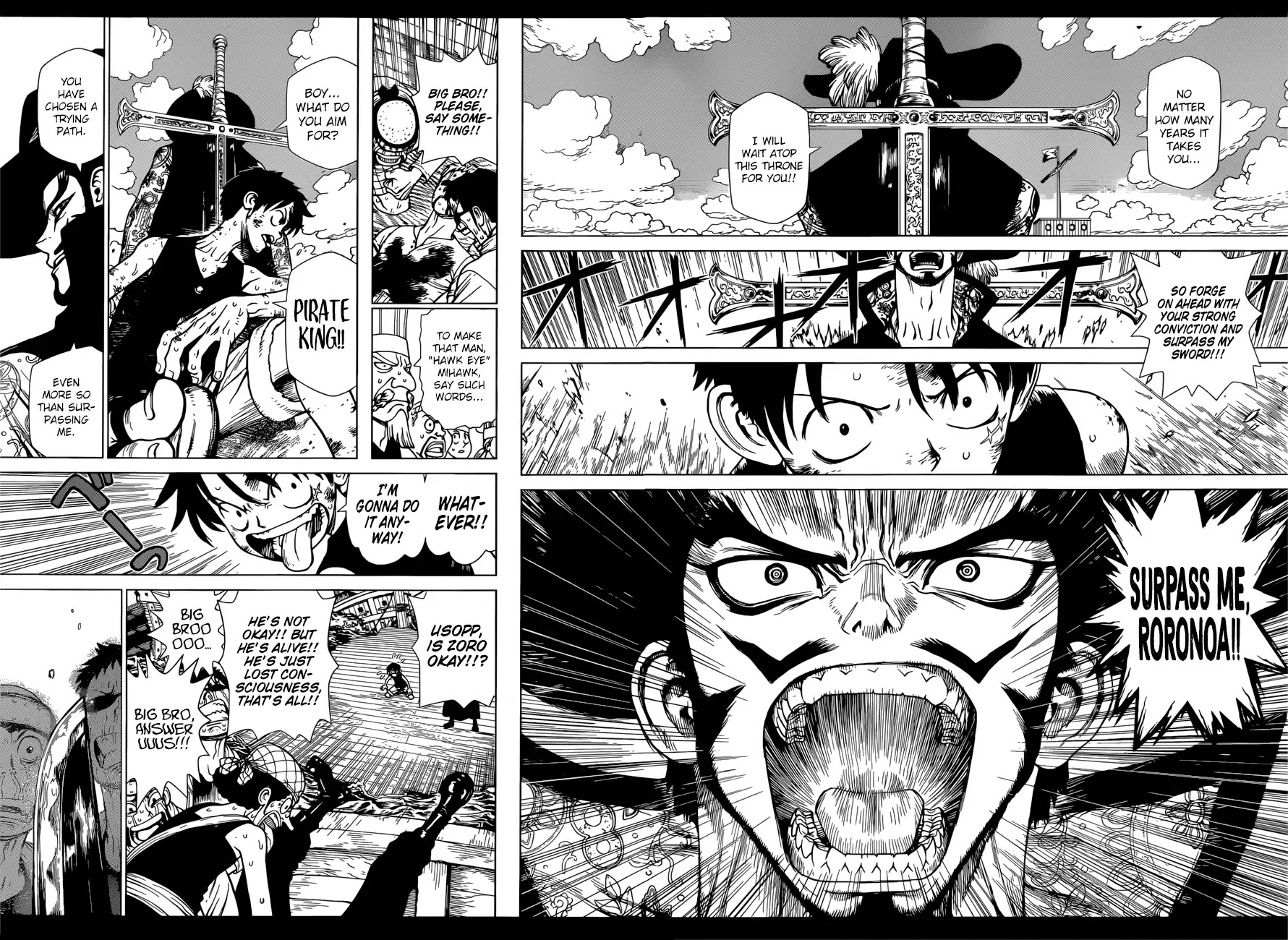 Roronoa Zoro Falls Into the Sea Chapter 0 page 29 - One Piece Special: Boichi Crossover