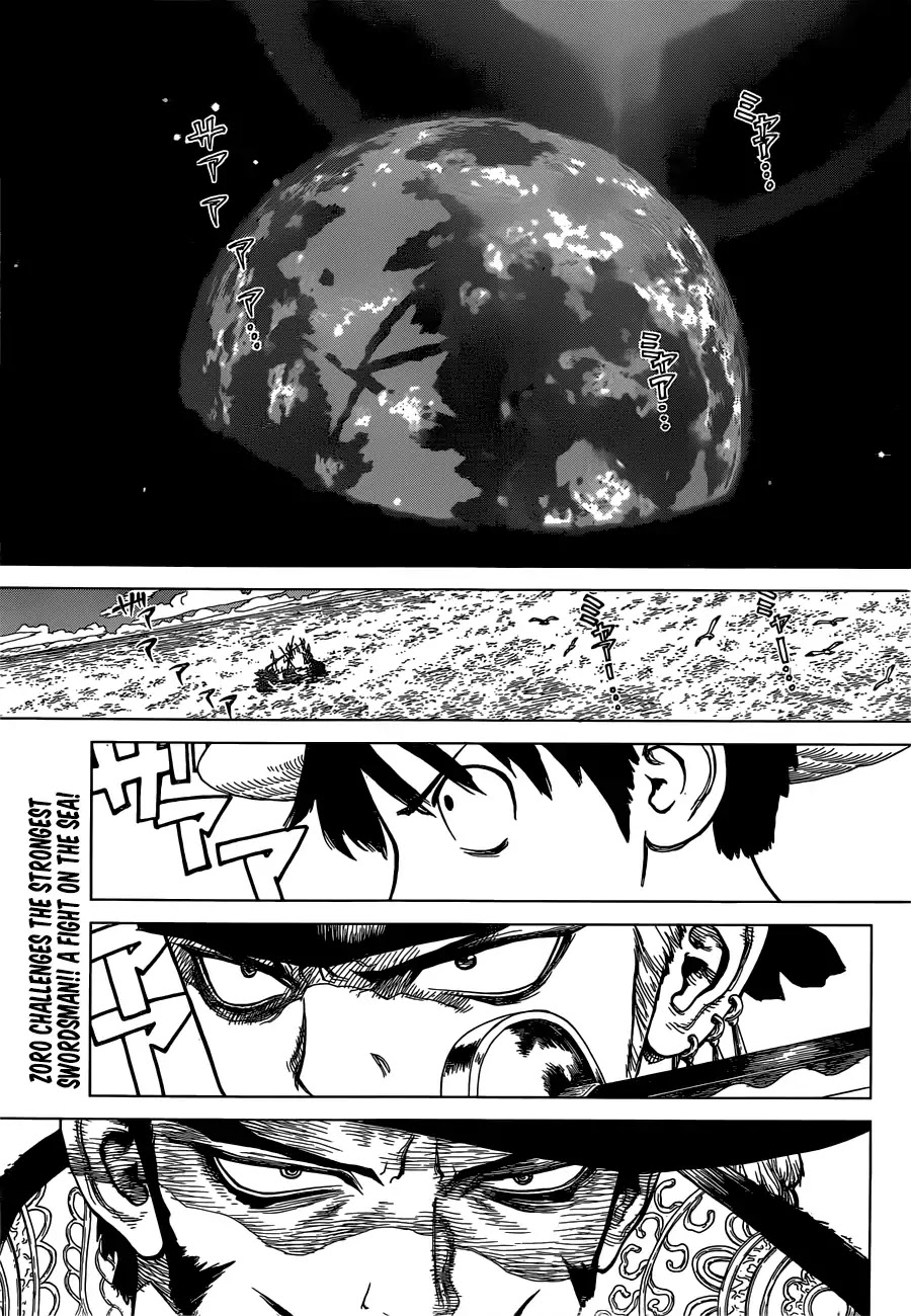 Roronoa Zoro Falls Into the Sea Chapter 0 page 3 - One Piece Special: Boichi Crossover