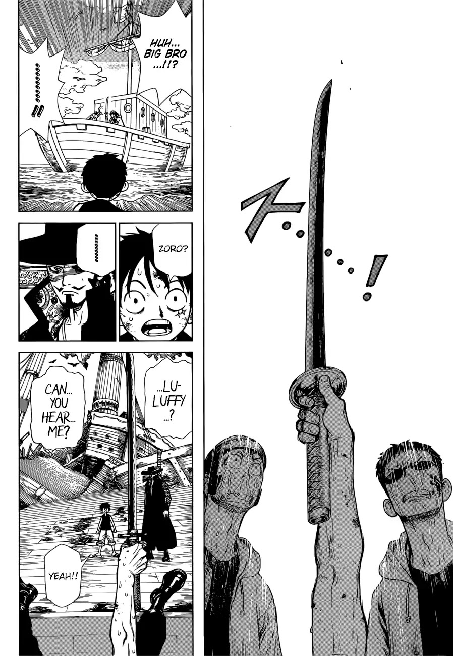 Roronoa Zoro Falls Into the Sea Chapter 0 page 30 - One Piece Special: Boichi Crossover