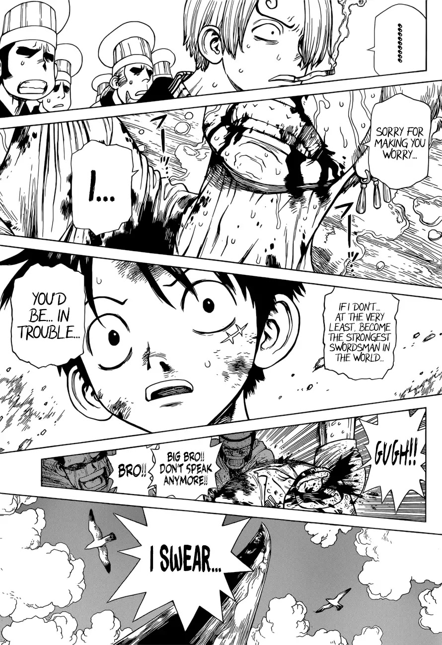 Roronoa Zoro Falls Into the Sea Chapter 0 page 31 - One Piece Special: Boichi Crossover