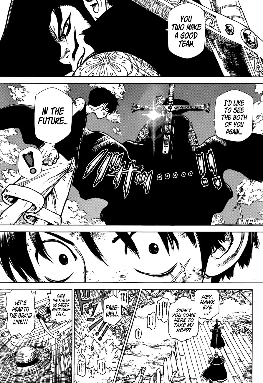 Roronoa Zoro Falls Into the Sea Chapter 0 page 35 - One Piece Special: Boichi Crossover