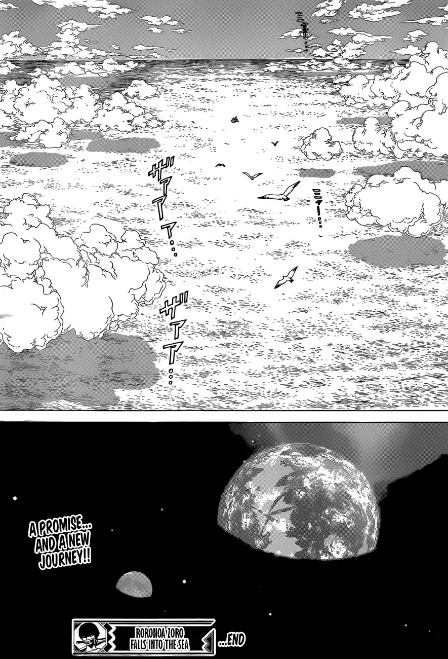Roronoa Zoro Falls Into the Sea Chapter 0 page 37 - One Piece Special: Boichi Crossover
