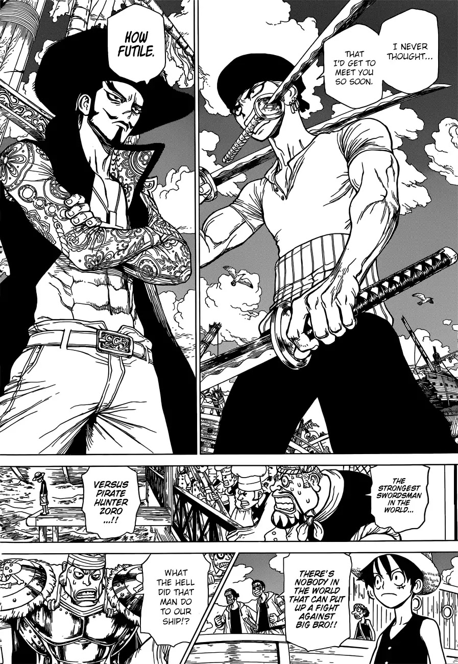 Roronoa Zoro Falls Into the Sea Chapter 0 page 7 - One Piece Special: Boichi Crossover