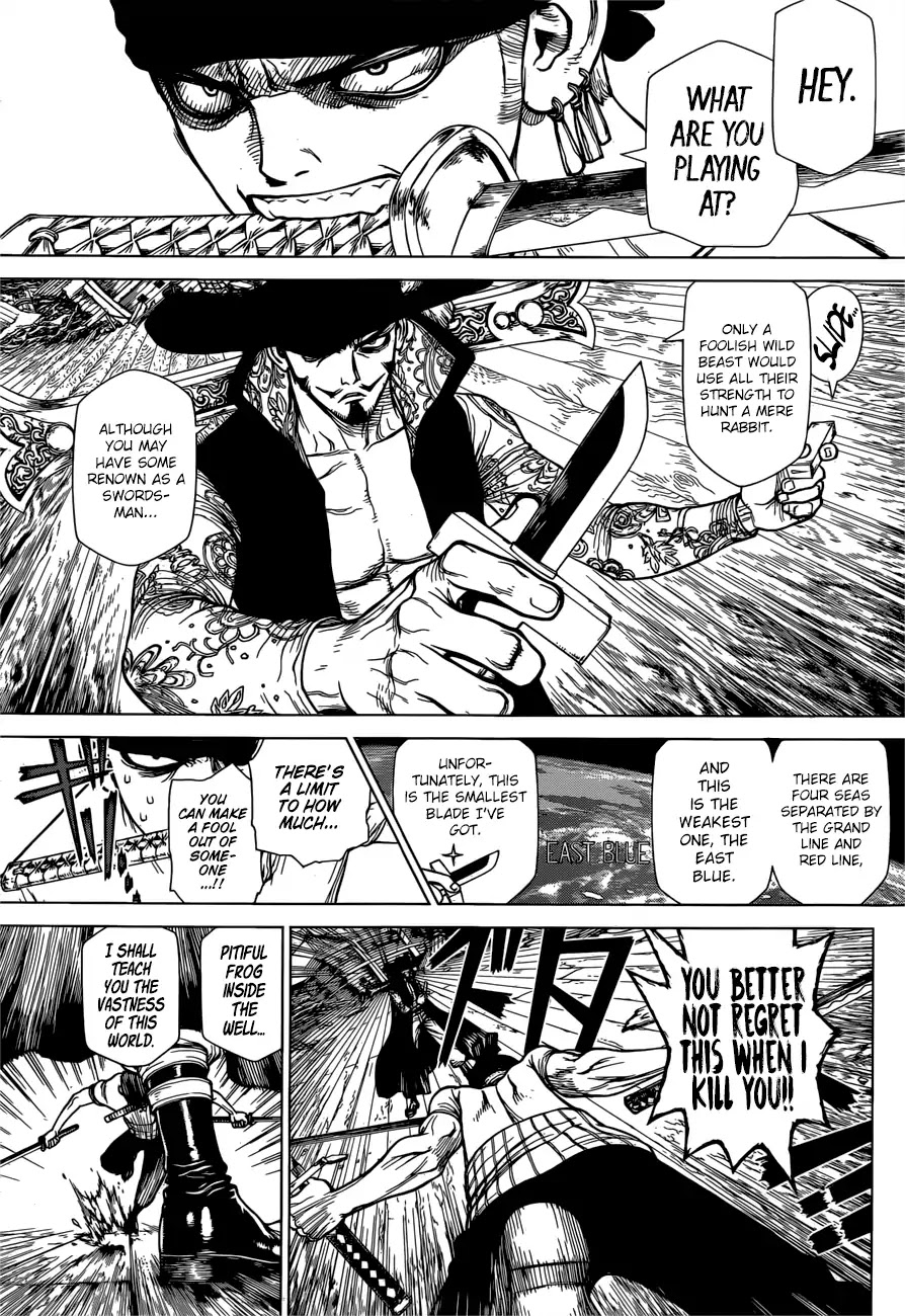 Roronoa Zoro Falls Into the Sea Chapter 0 page 8 - One Piece Special: Boichi Crossover
