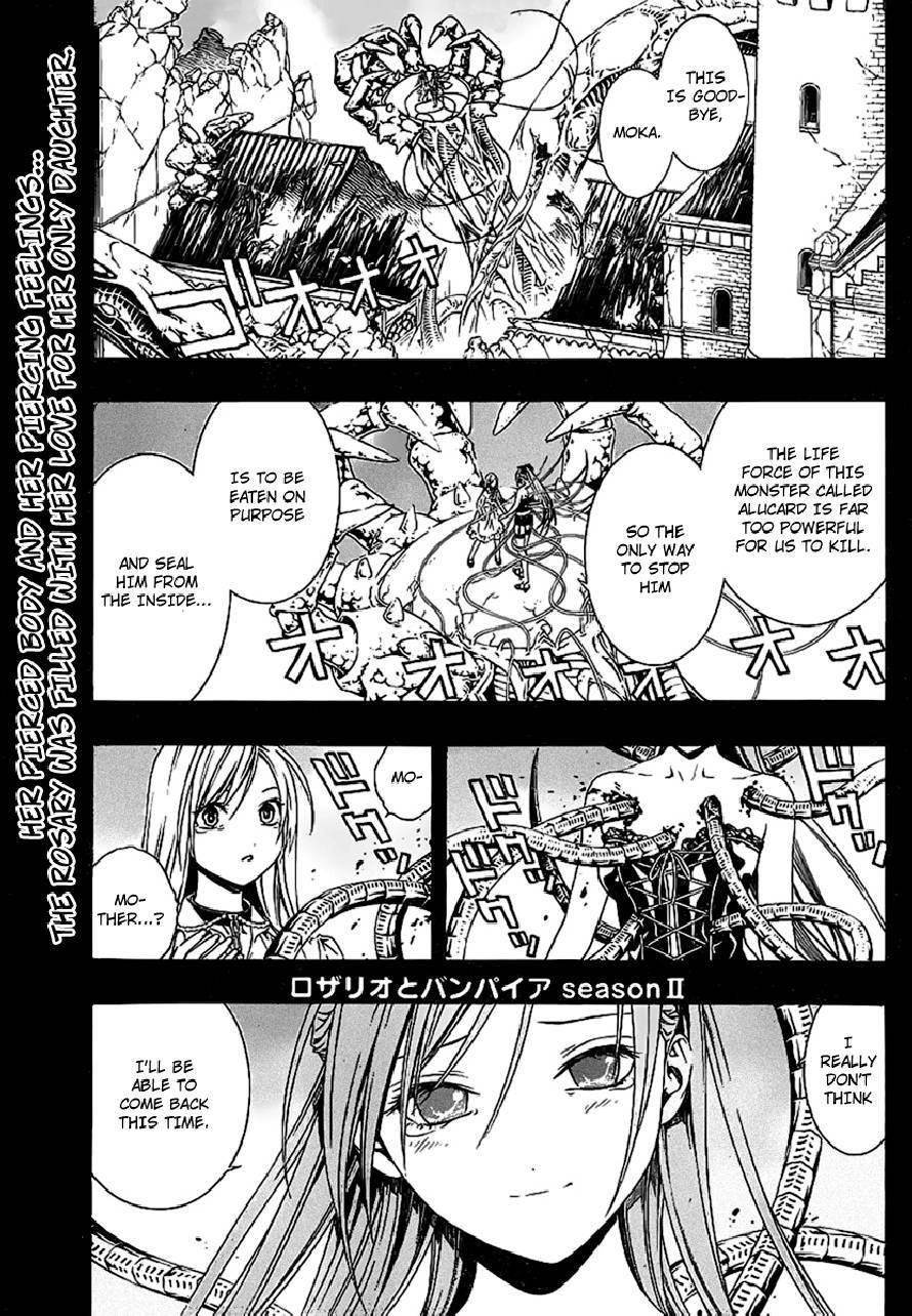 Rosario to Vampire Season II Chapter 34 page 1 - Chapter 34: The Secret Behind the Seal