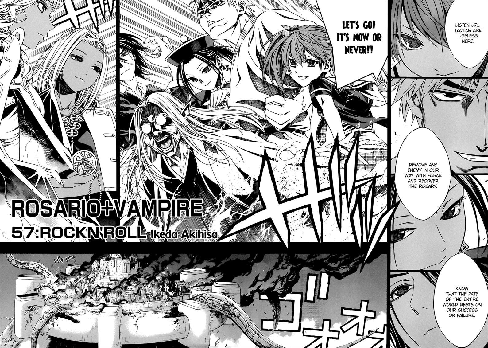 Rosario to Vampire Season II Chapter 57 page 4 - Chapter 57: Rock 'n' Roll #1