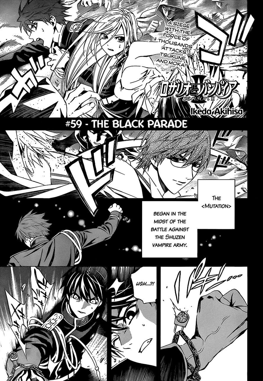 Rosario to Vampire Season II Chapter 59 page 1 - Chapter 59: The Black Parade