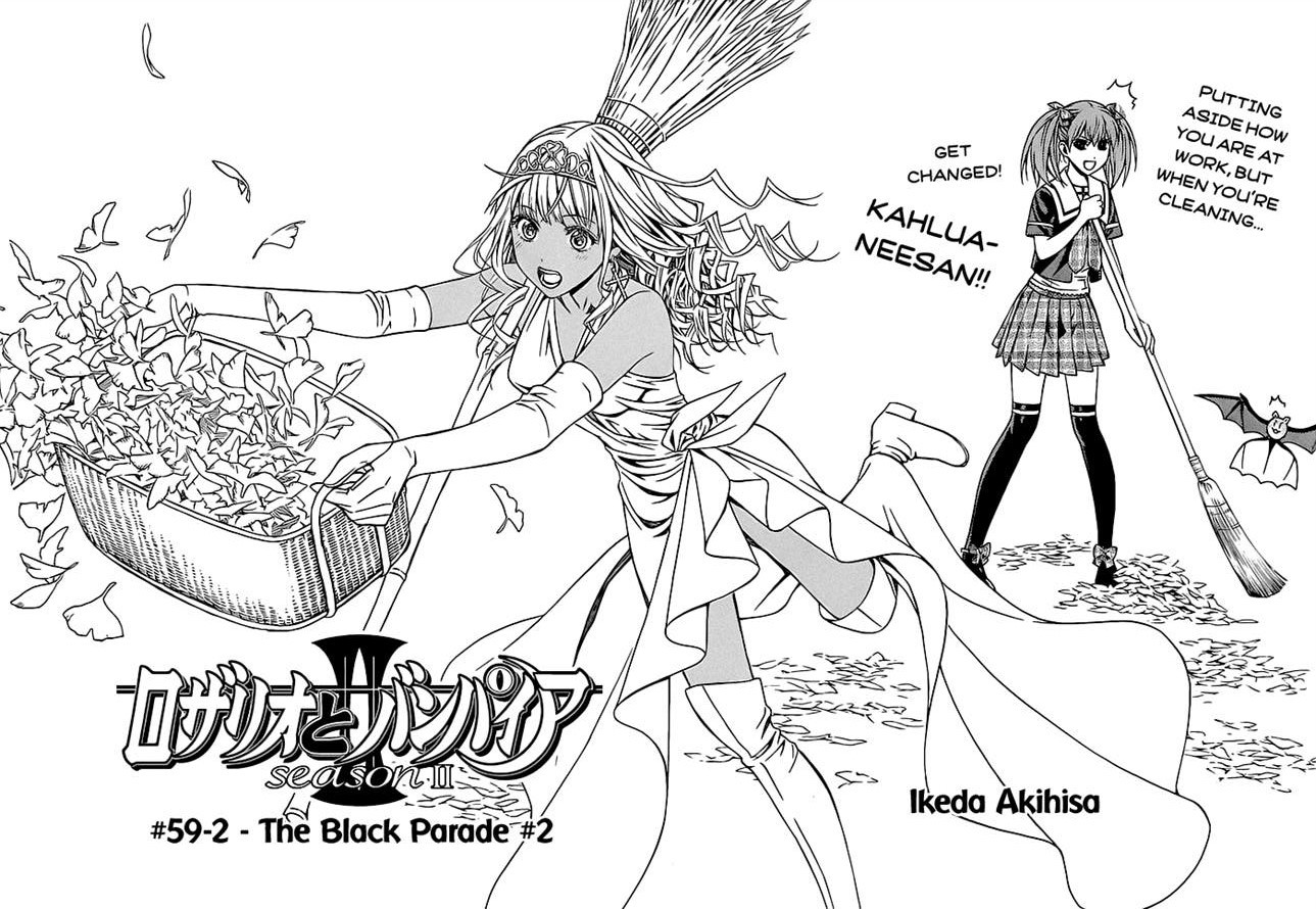 Rosario to Vampire Season II Chapter 59 page 16 - Chapter 59: The Black Parade
