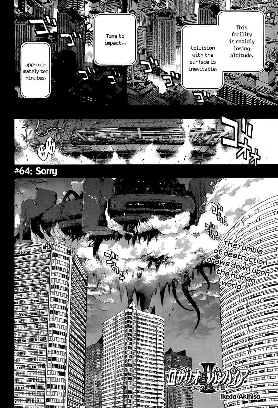 Rosario to Vampire Season II Chapter 64 page 6 - Chapter 64: Sorry