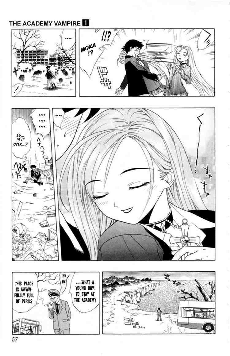 Rosario to Vampire Chapter 1 page 53 - Chapter 1: The Academy Vampire