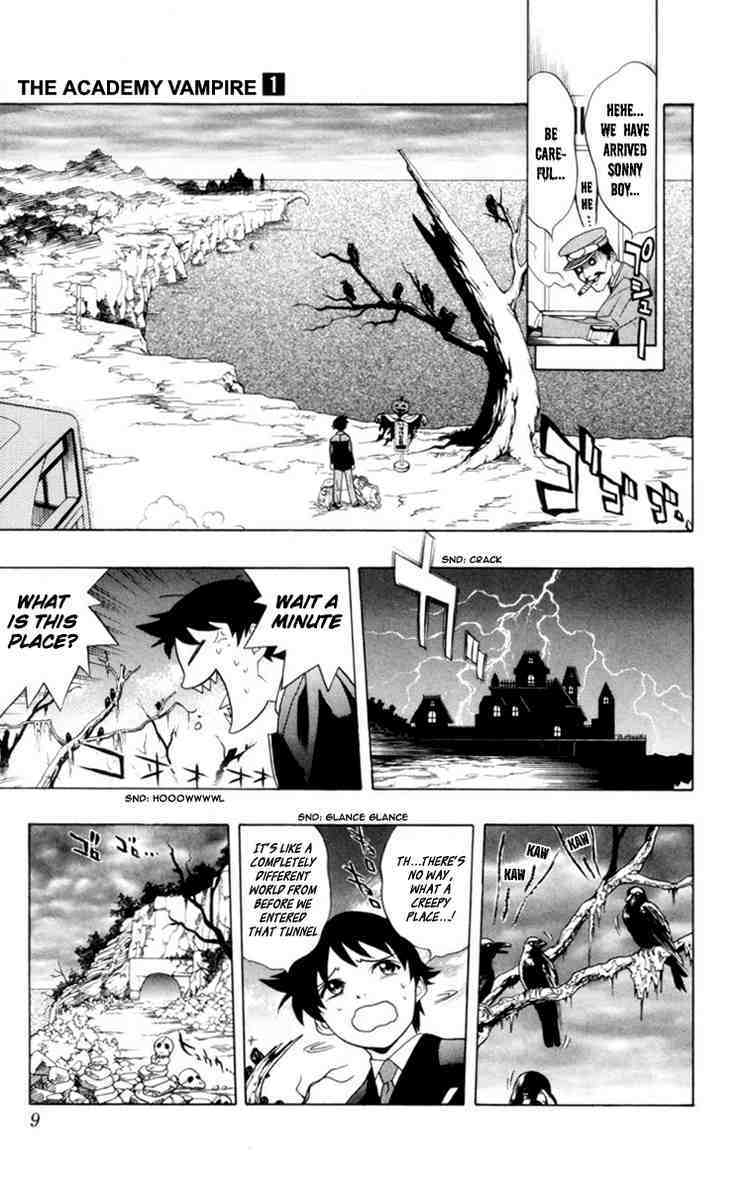 Rosario to Vampire Chapter 1 page 6 - Chapter 1: The Academy Vampire