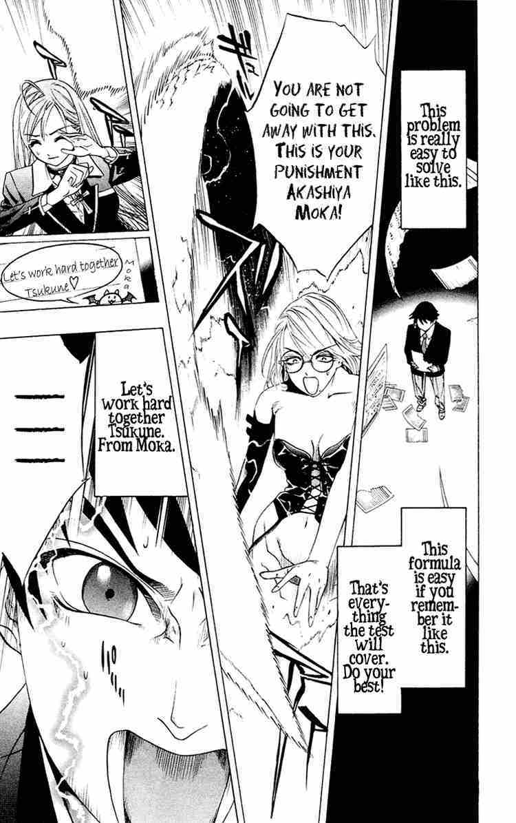 Rosario to Vampire Chapter 12 page 35 - Chapter 12: Teach me how to Study!