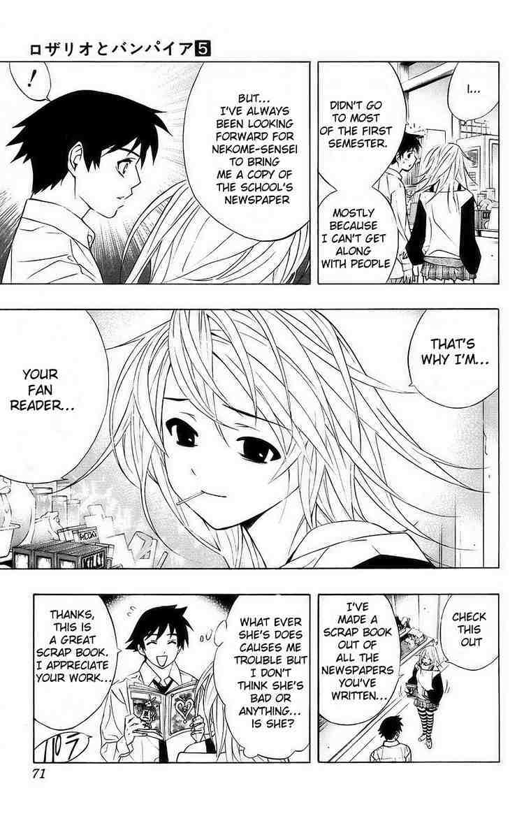 Rosario to Vampire Chapter 18 page 21 - Chapter 18: Return to School